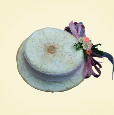 Cappellino in buccia di bergamotto