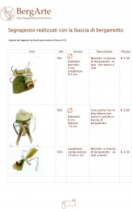 Segnaposto realizzati con la buccia di bergamotto-1